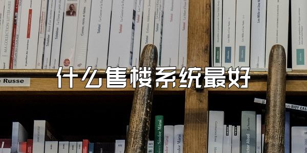 什么售楼系统最好
