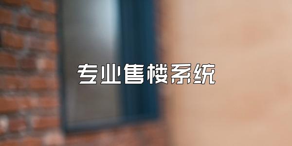 专业售楼系统