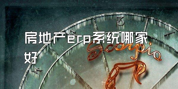 房地产erp系统哪家好