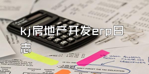 kj房地产开发erp日志