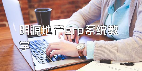 明源地产erp系统教学