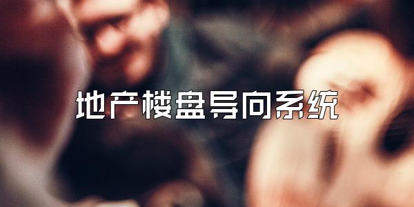地产楼盘导向系统
