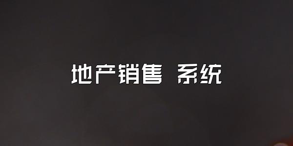 地产销售 系统