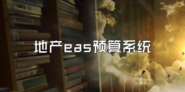地产eas预算系统
