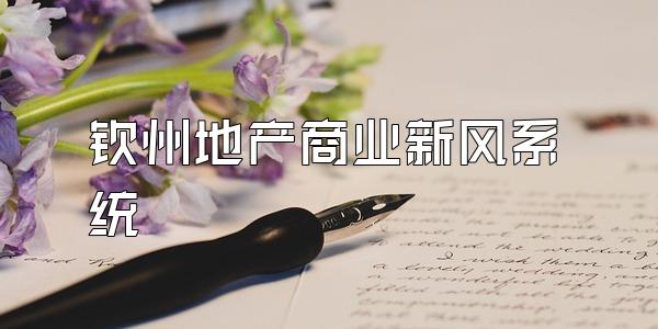 钦州地产商业新风系统
