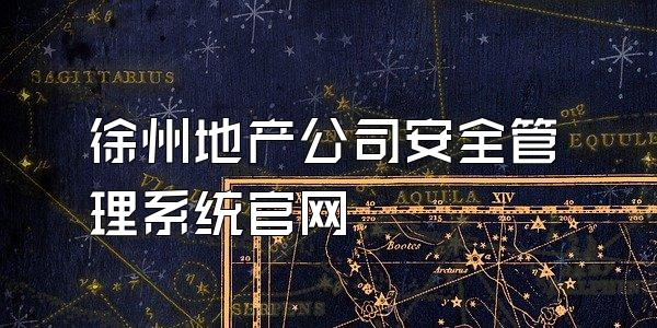 徐州地产公司安全管理系统官网