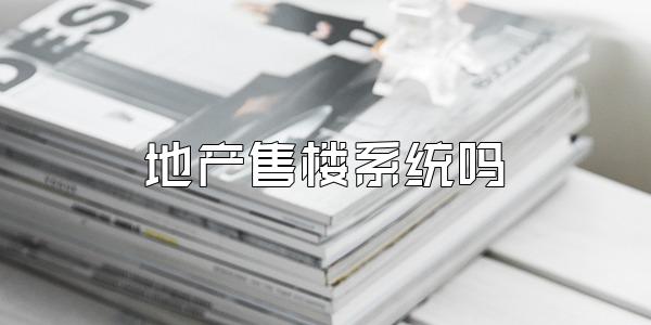 地产售楼系统吗