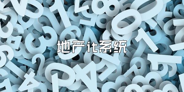 地产it系统