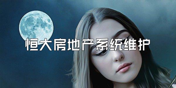 恒大房地产系统维护