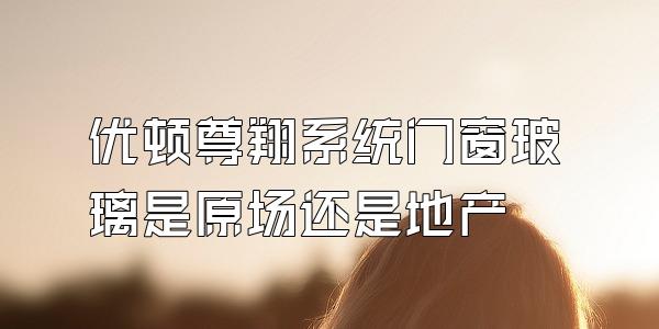优顿尊翔系统门窗玻璃是原场还是地产