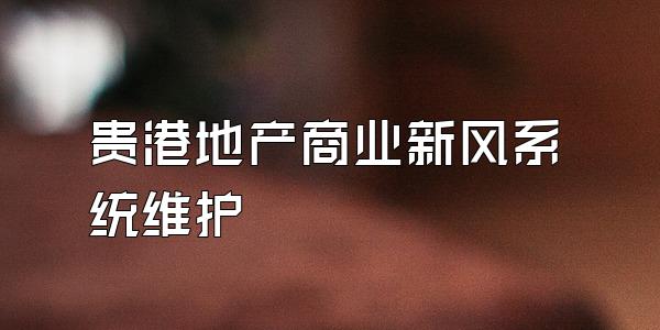 贵港地产商业新风系统维护