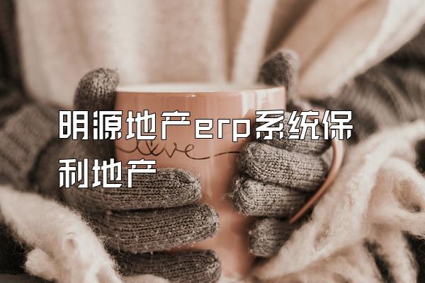 明源地产erp系统保利地产