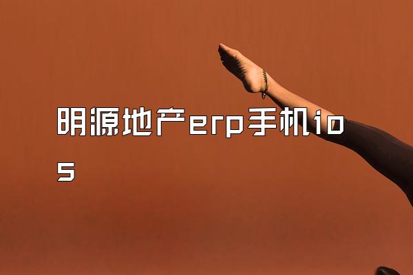 明源地产erp手机ios