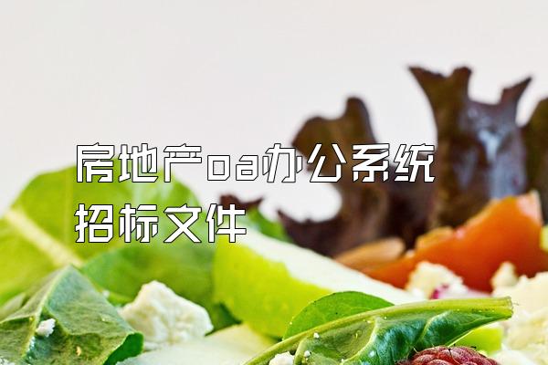 房地产oa办公系统招标文件