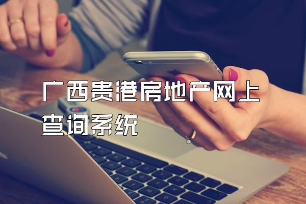 广西贵港房地产网上查询系统